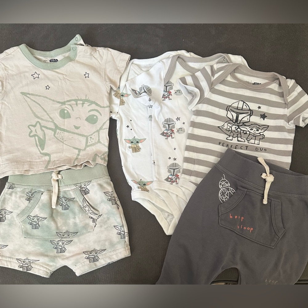 Baby Gap Star Wars Mandalorian Bundle